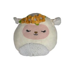 Squishmallow 12” Sophie the Lamb 2022 Easter Squad Flower Crown Plush